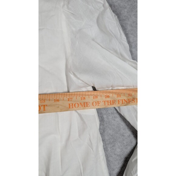 Be Blumarine Women Dress Size 10 Crochet Fringe Cutout Long Sleeve Delicate - Picture 8 of 11